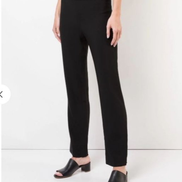 Mansur Gavriel Straight Leg Crepe Pants - Picture 1 of 6